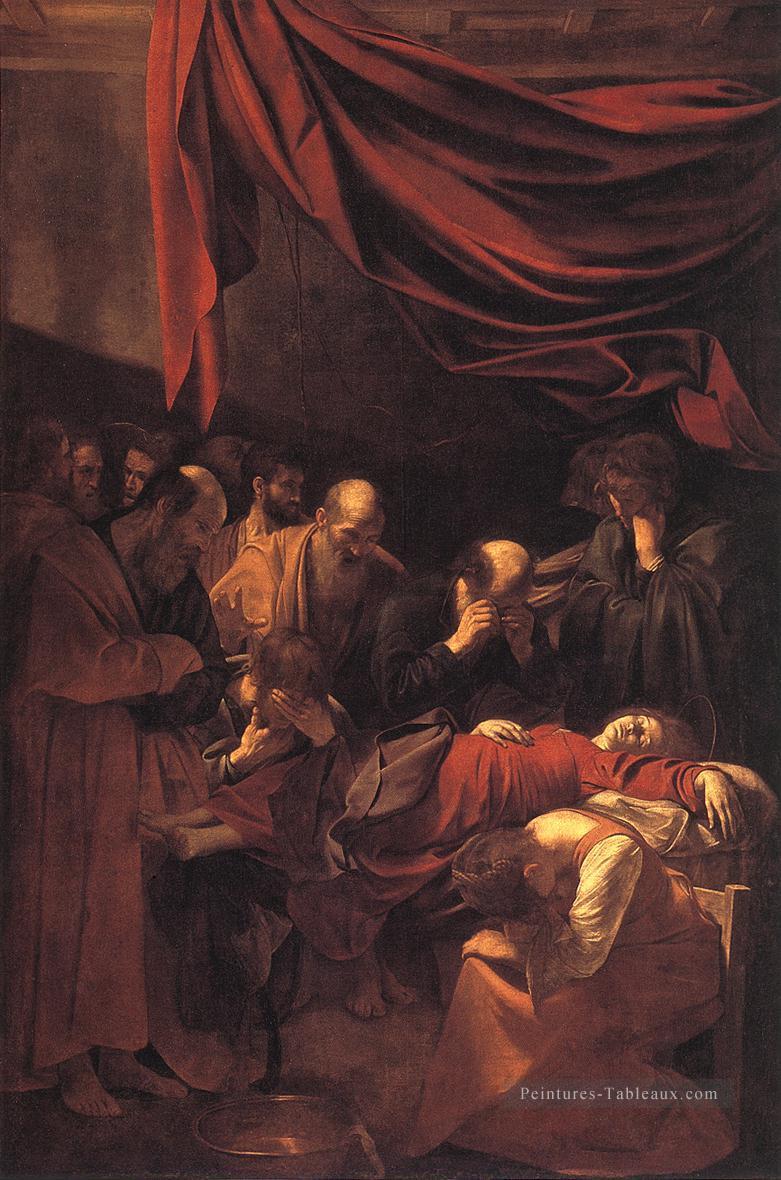 La mort de la vierge Caravaggio Peintures à l'huile